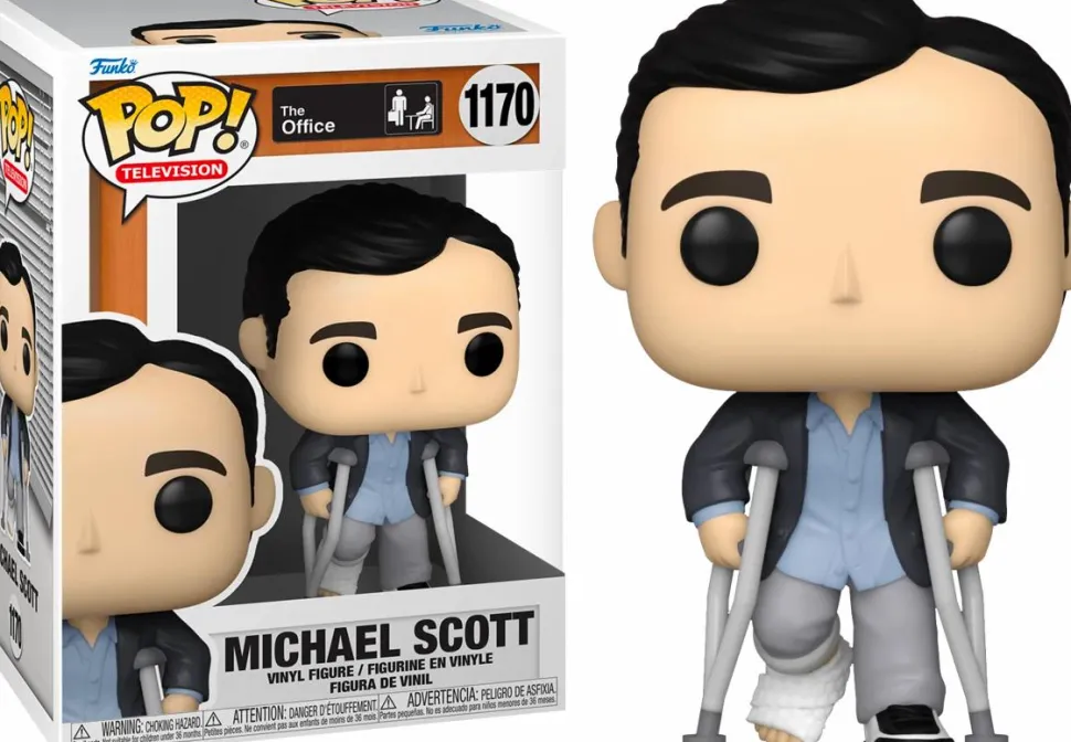 The Office - Michael Scott with Crutches Pop! Vinyl Figure