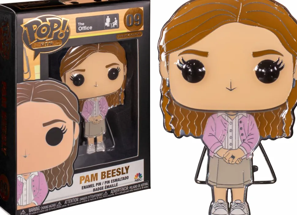 The Office - Pam Beesley 4” Pop! Enamel Pin