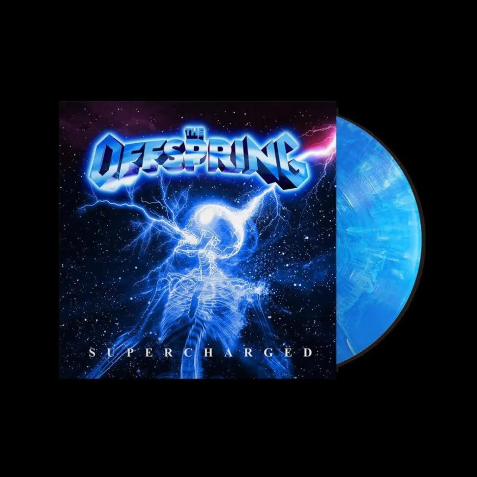 The Offspring - Supercharged LP Vinyl Record (Indie Exclusive Blue Marble Coloured Vinyl)