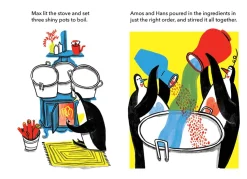 The Penguin Cafe at the Edge of the World by Nurt Zarchi Hardcover Book