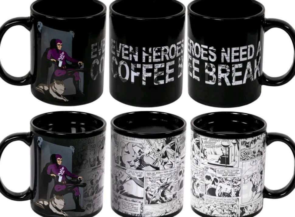 The Phantom - Even Heroes Need a Coffee Break Heat Changing Mug