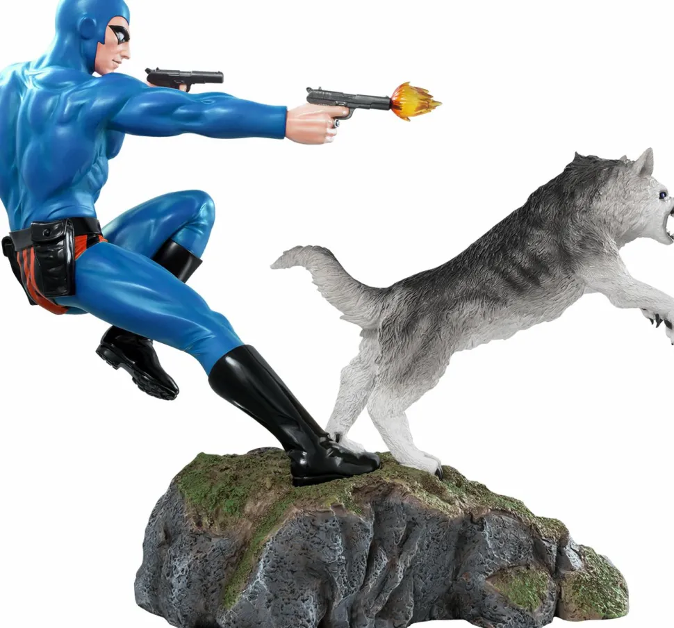 The Phantom - The Phantom and Devil Blue Variant 1/6th Scale Diorama Statue