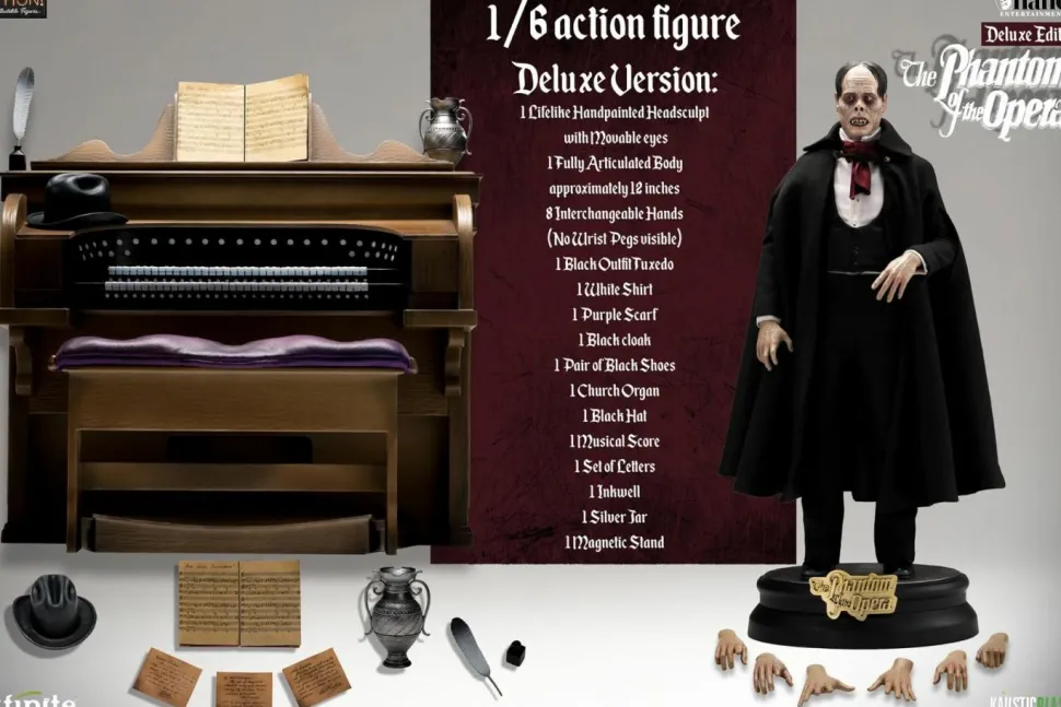 The Phantom of the Opera (1925) - Lon Chaney as the Phantom of the Opera Deluxe 1/6th Scale Action Figure