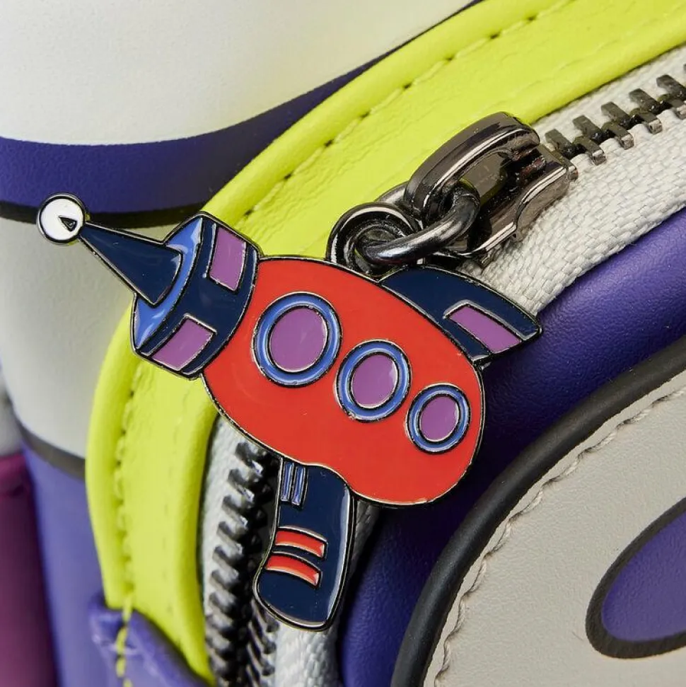 The Powerpuff Girls - Mojo Jojo Cosplay Glow in the Dark 10” Faux Leather Mini Backpack
