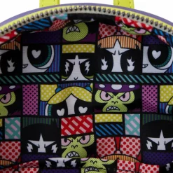 The Powerpuff Girls - Mojo Jojo Cosplay Glow in the Dark 10” Faux Leather Mini Backpack