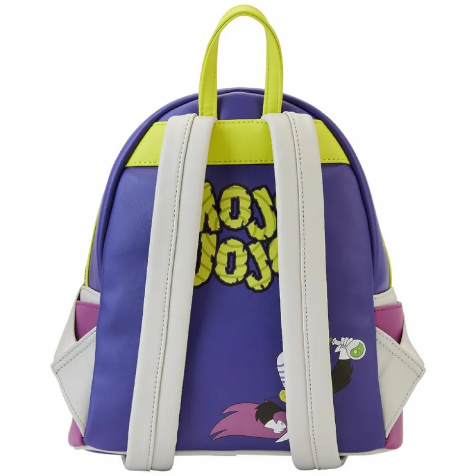 The Powerpuff Girls - Mojo Jojo Cosplay Glow in the Dark 10” Faux Leather Mini Backpack