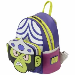 The Powerpuff Girls - Mojo Jojo Cosplay Glow in the Dark 10” Faux Leather Mini Backpack