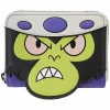 The Powerpuff Girls - Mojo Jojo Cosplay Glow in the Dark 4” Faux Leather Zip-Around Wallet