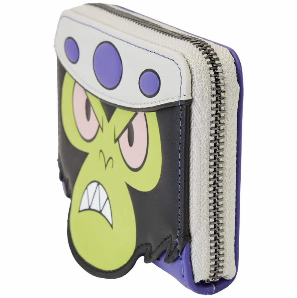 The Powerpuff Girls - Mojo Jojo Cosplay Glow in the Dark 4” Faux Leather Zip-Around Wallet