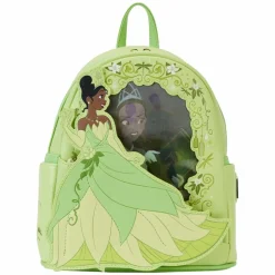 The Princess and the Frog - Tiana Princess Lenticular 10" Faux Leather Mini Backpack