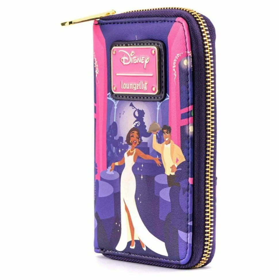 The Princess and the Frog - Tiana’s Palace 4” Faux Leather Zip-Around Wallet
