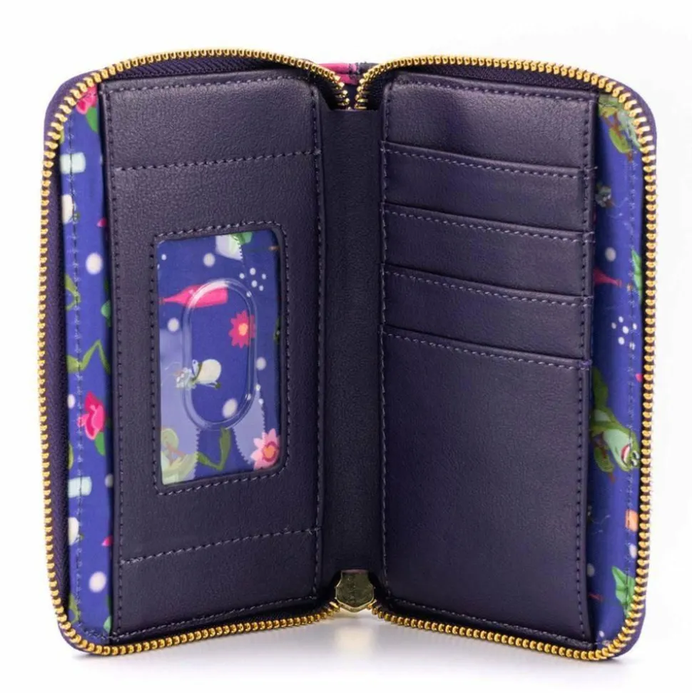 The Princess and the Frog - Tiana’s Palace 4” Faux Leather Zip-Around Wallet
