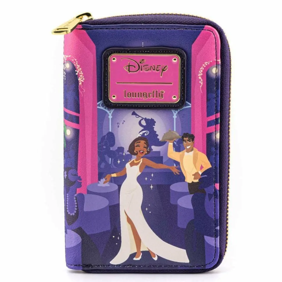 The Princess and the Frog - Tiana’s Palace 4” Faux Leather Zip-Around Wallet