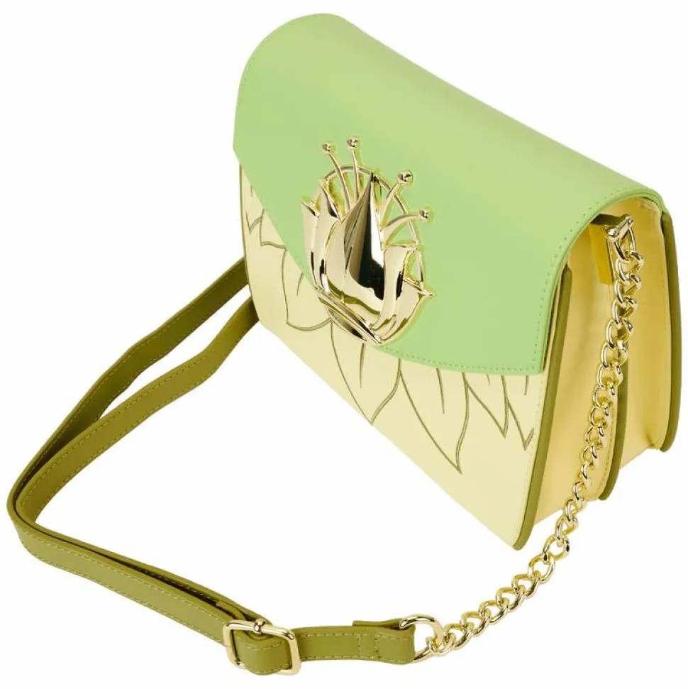The Princess and the Frog - 15th Anniversary Water Lily Charm 7" Faux Leather Crossbody Bag