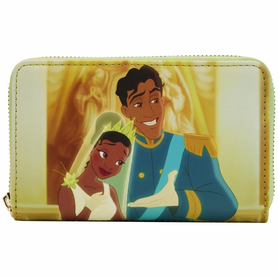 The Princess and the Frog - Scenes 4” Faux Leather Zip-Around Wallet