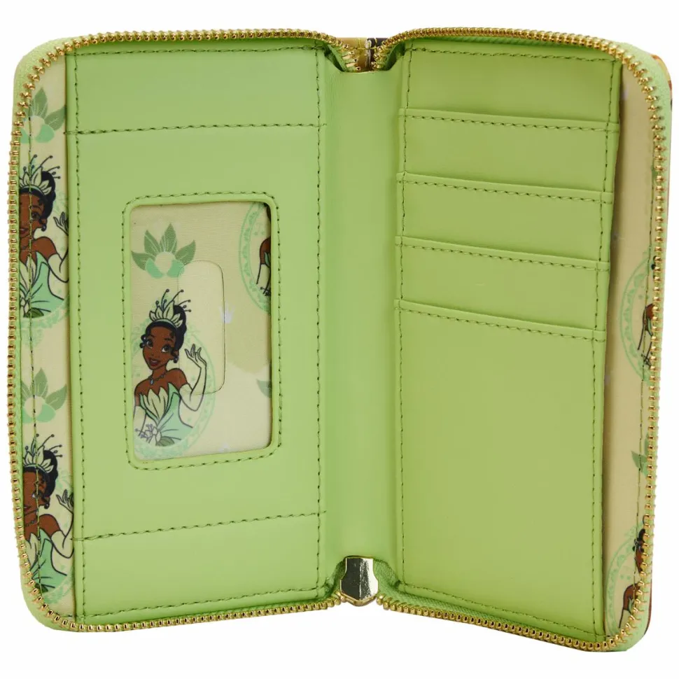 The Princess and the Frog - Scenes 4” Faux Leather Zip-Around Wallet