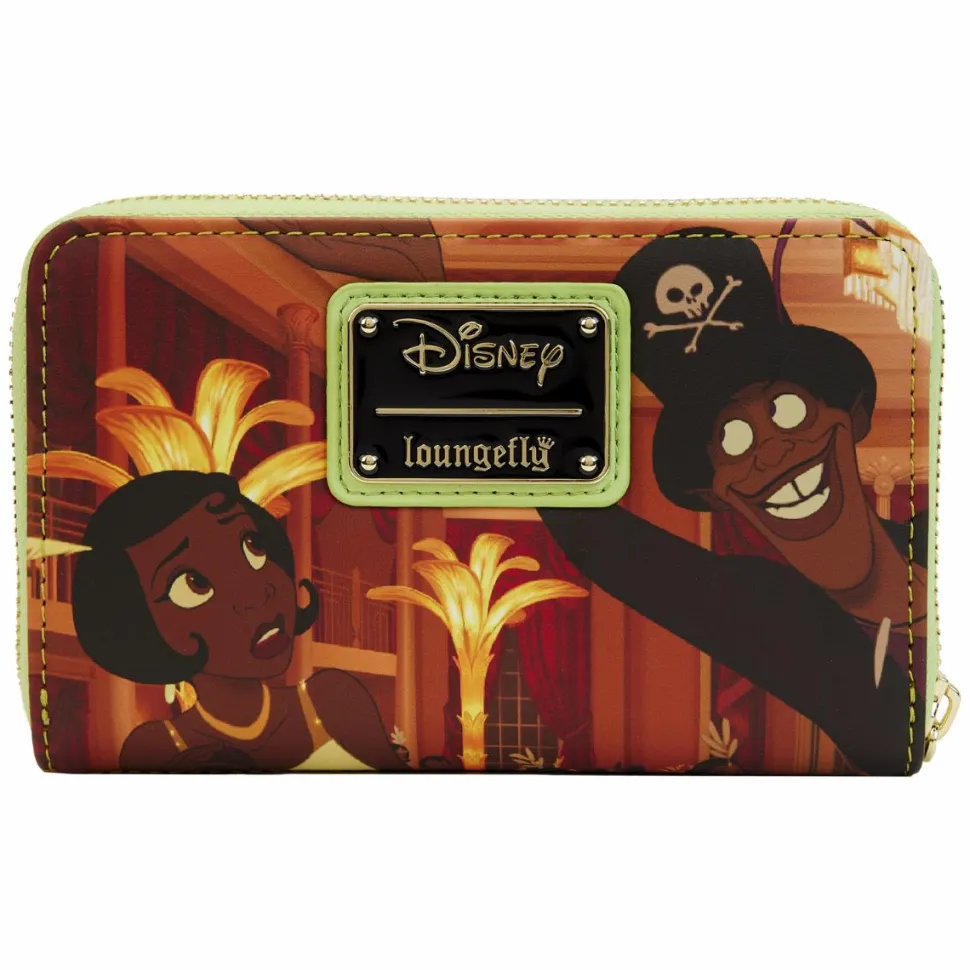 The Princess and the Frog - Scenes 4” Faux Leather Zip-Around Wallet