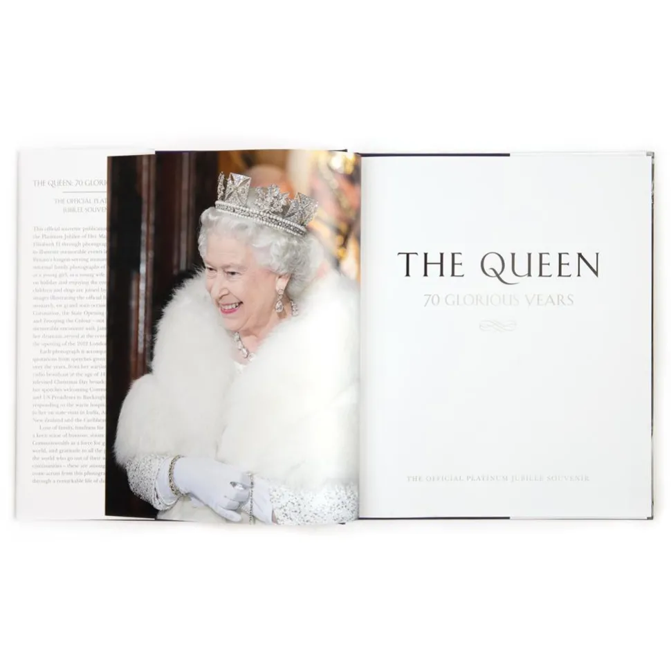 The Queen - 70 Glorious Years: The Offical Platinum Jubilee Souvenir Hardcover Book