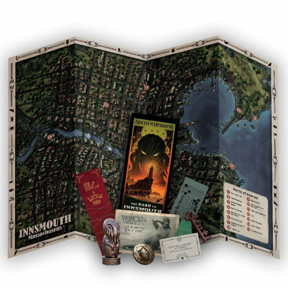 The Road to Innsmouth - Arkham Horror Files Board Game