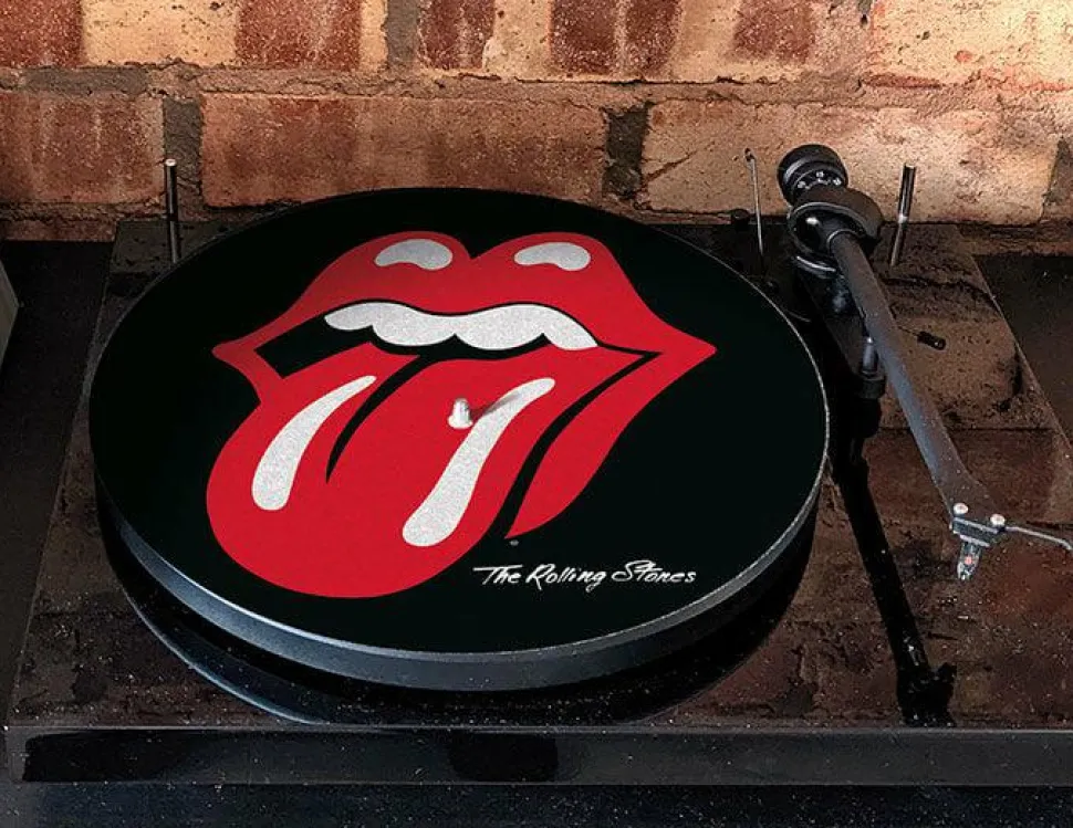 The Rolling Stones - Logo Vinyl Record Slipmat