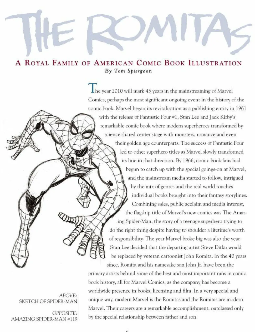 The Romita Legacy by Tom Spurgeon Hardcover Book