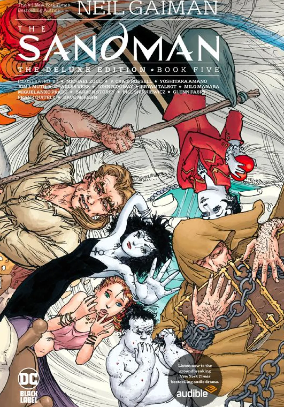 The Sandman - The Deluxe Edition Book Five by Neil Gaiman DC Black Label Hardcover Book