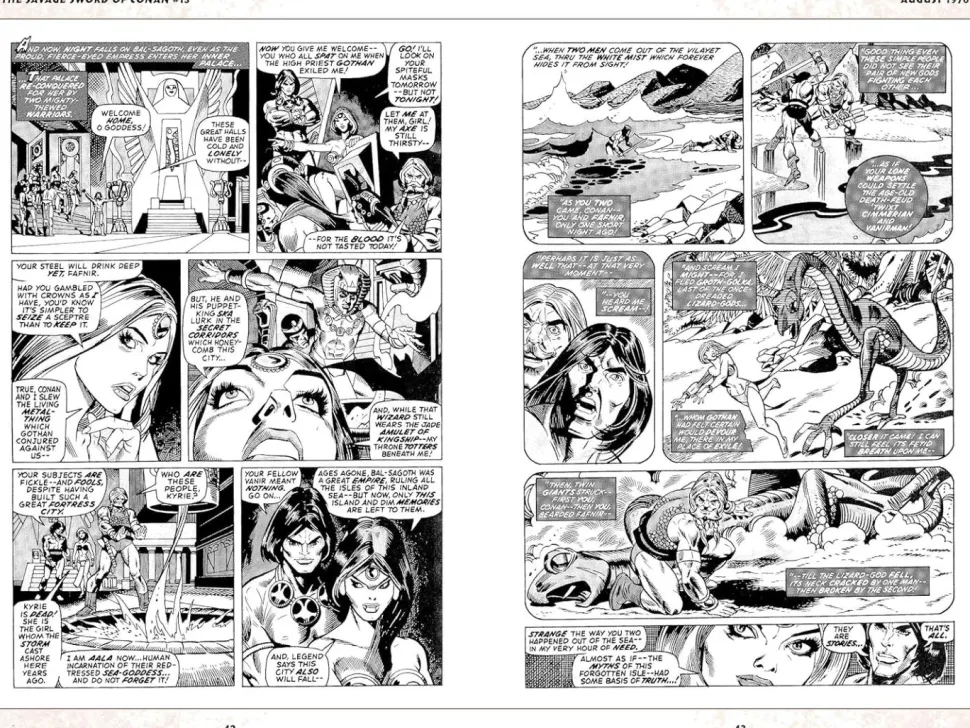 The Savage Sword of Conan - The Original Comics Omnibus Volume 09 Hardcover Book