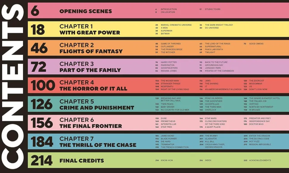 The Screen Traveller's Guide: Real-Life Locations Behind Your Favourite Movies & TV-Shows Hardcover Book