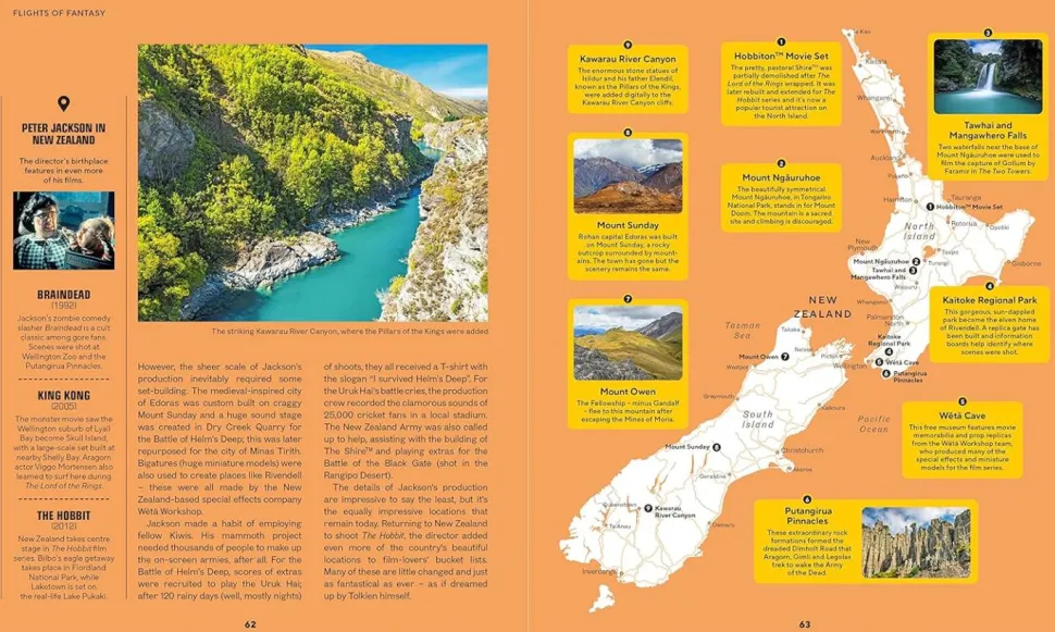 The Screen Traveller's Guide: Real-Life Locations Behind Your Favourite Movies & TV-Shows Hardcover Book