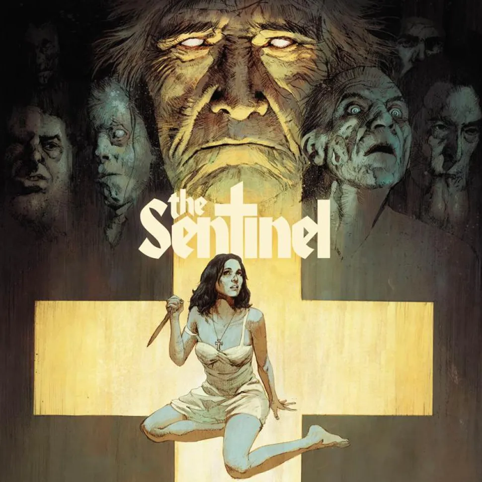 The Sentinel (1977) - Original Motion Picture Soundtrack by Gil Melle 2xLP Vinyl Record (Gateway to Hell Metallic Gold with Black Smoke Coloured Vinyl)