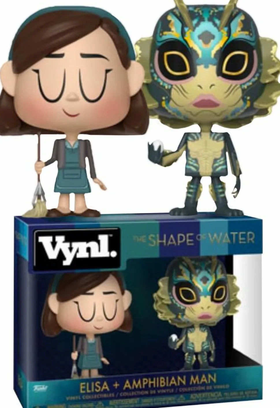 The Shape of Water - Elisa & Amphibian Man Vynl. Vinyl Figure 2-Pack
