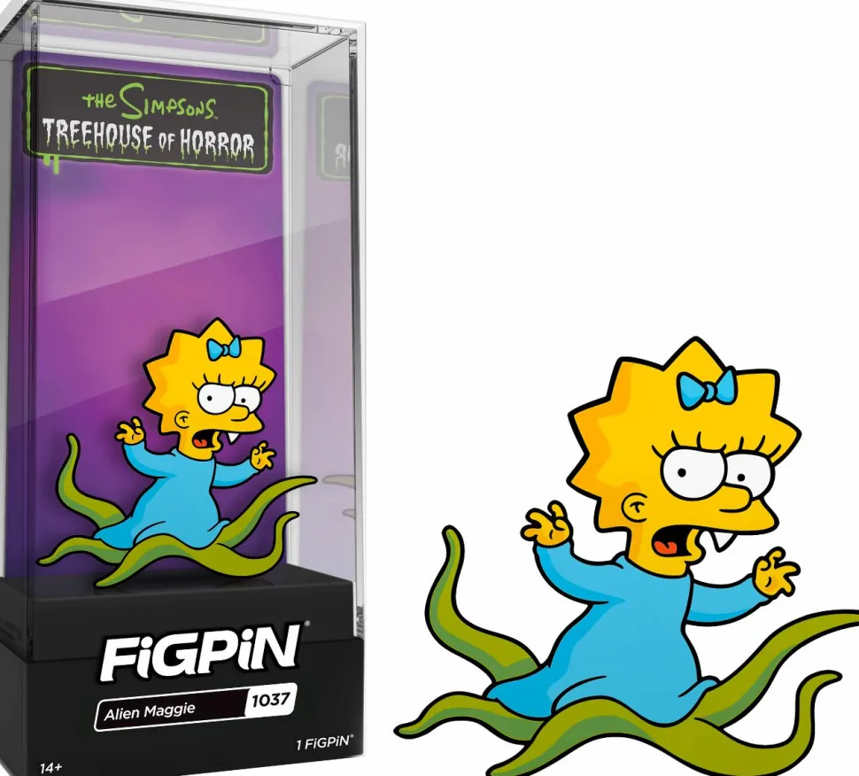 The Simpsons - Alien Maggie (Treehouse of Horror) FigPin Enamel Pin