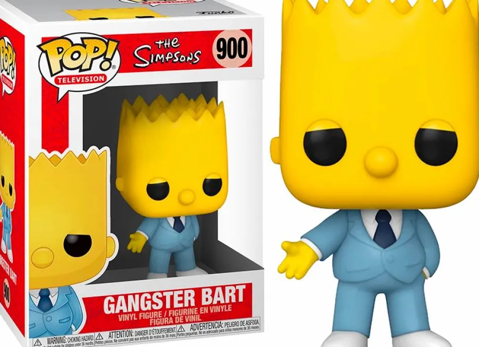 The Simpsons - Bart Gangster Pop! Vinyl Figure
