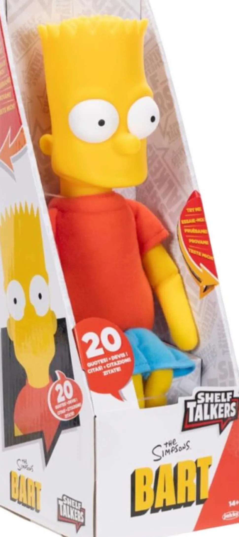 The Simpsons - Bart Simpson Shelf Talkers 12" Talking Doll