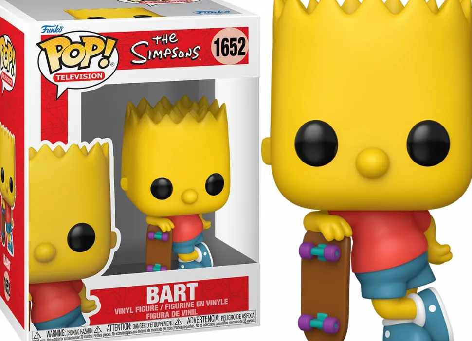 The Simpsons - Bart with Skateboard Pop! Vinyl Figure