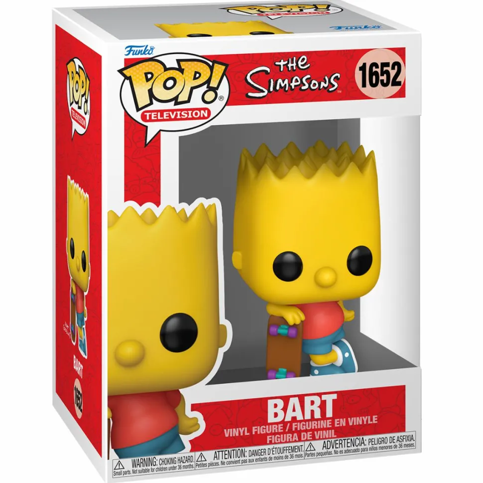 The Simpsons - Bart with Skateboard Pop! Vinyl Figure