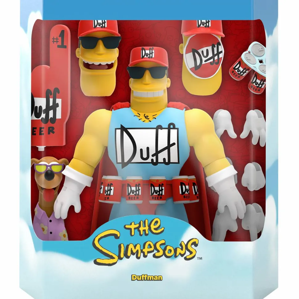 The Simpsons - Duffman Ultimates! 7” Scale Action Figure (Wave 2)