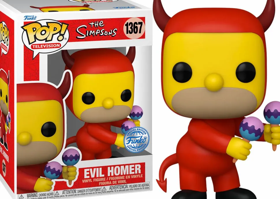 The Simpsons - Evil Homer Pop! Vinyl Figure (Popcultcha Exclusive)