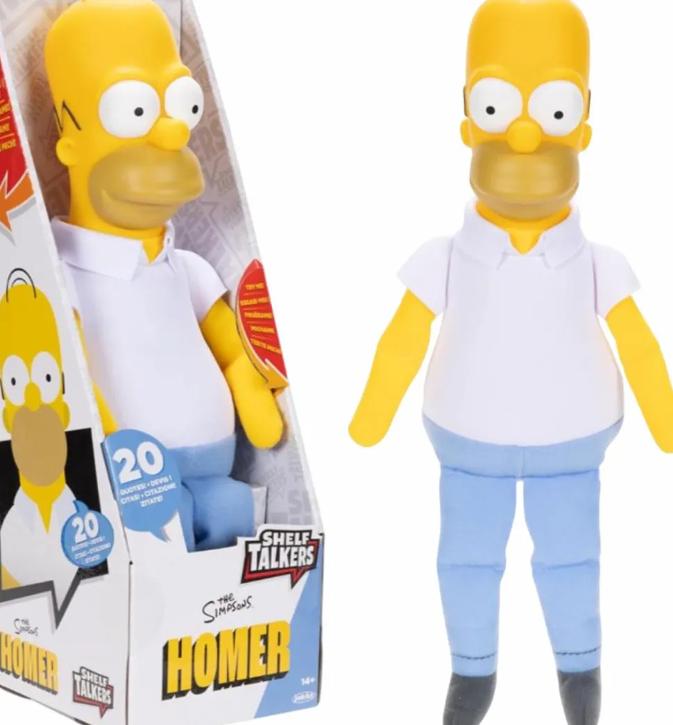 The Simpsons - Homer Simpson Shelf Talkers 12" Talking Doll