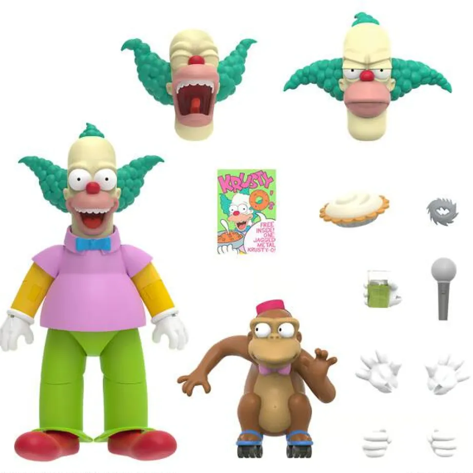 The Simpsons - Krusty the Clown Ultimates! 7” Scale Action Figure (Wave 2)