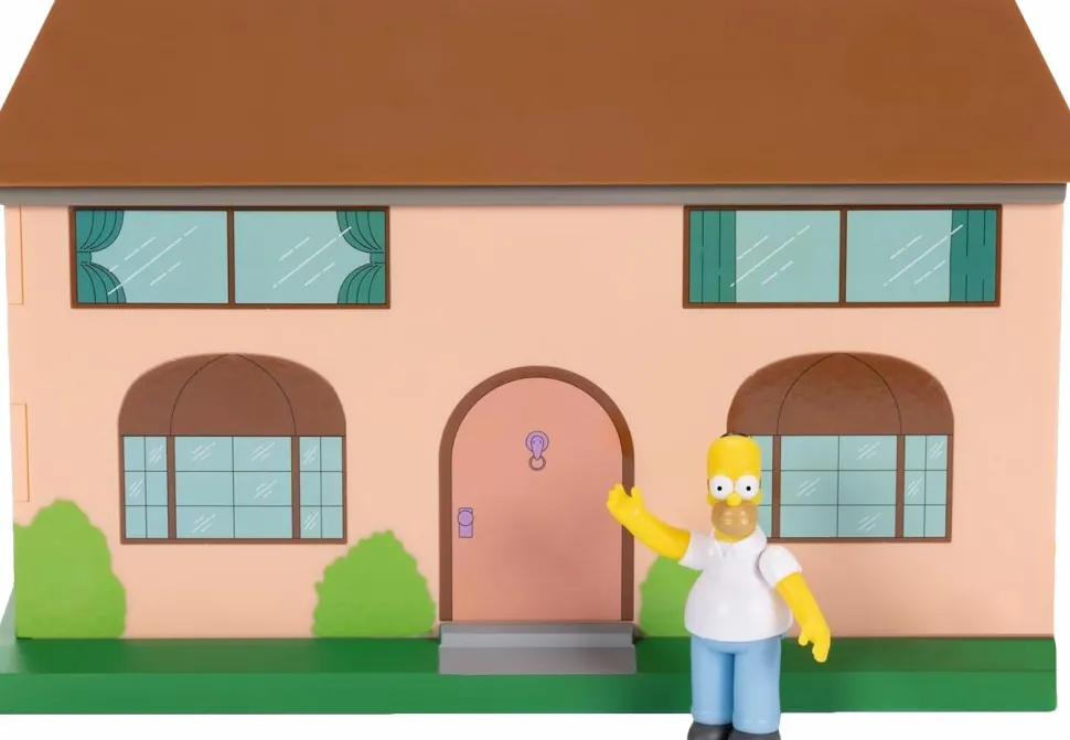 The Simpsons - Simpsons House Living Room 2.5" Scale Action Figure Diorama Playset