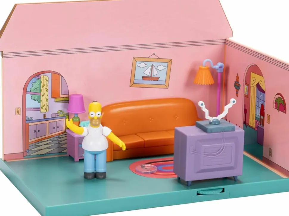 The Simpsons - Simpsons House Living Room 2.5" Scale Action Figure Diorama Playset