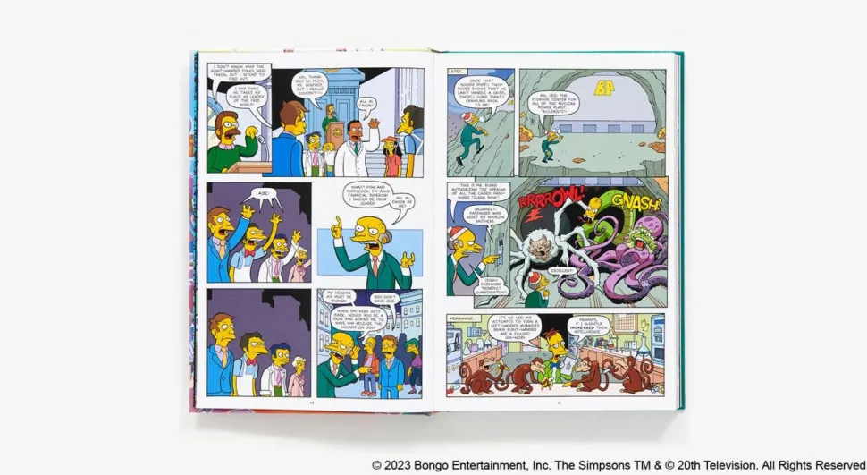 The Simpsons - Treehouse of Horror Ominous Omnibus Volume 02 Deadtime Stories for Boos & Ghouls Hardcover Book
