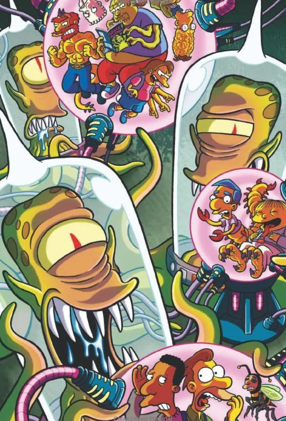 The Simpsons - Treehouse of Horror Ominous Omnibus Volume 01 Scary Tales & Scarier Tentacles Hardcover Book