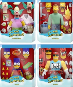 The Simpsons - Wave 2 Ultimates! 7” Scale Action Figure Assortment (Set of 4)