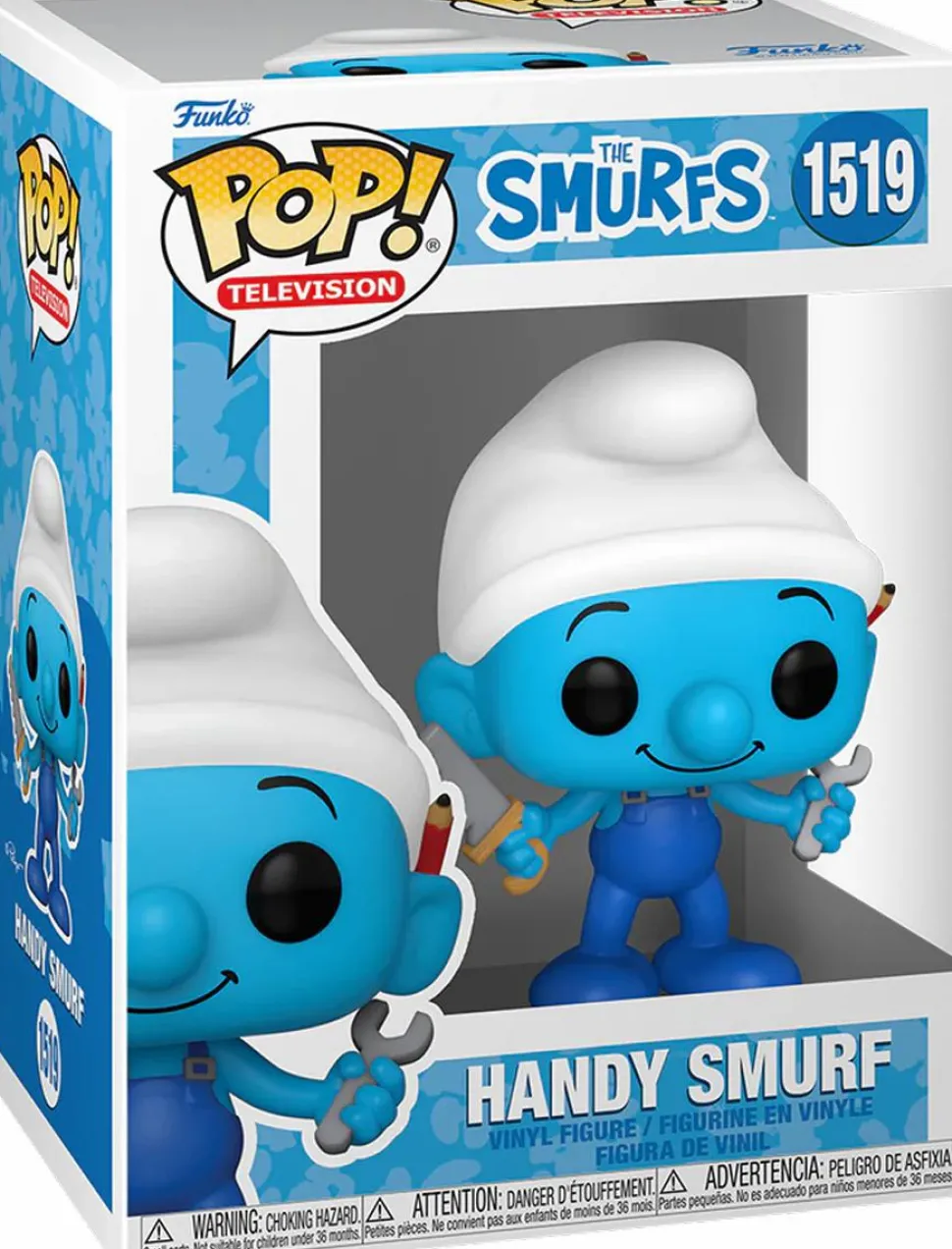 The Smurfs (1981) - Handy Smurf Pop! Vinyl Figure