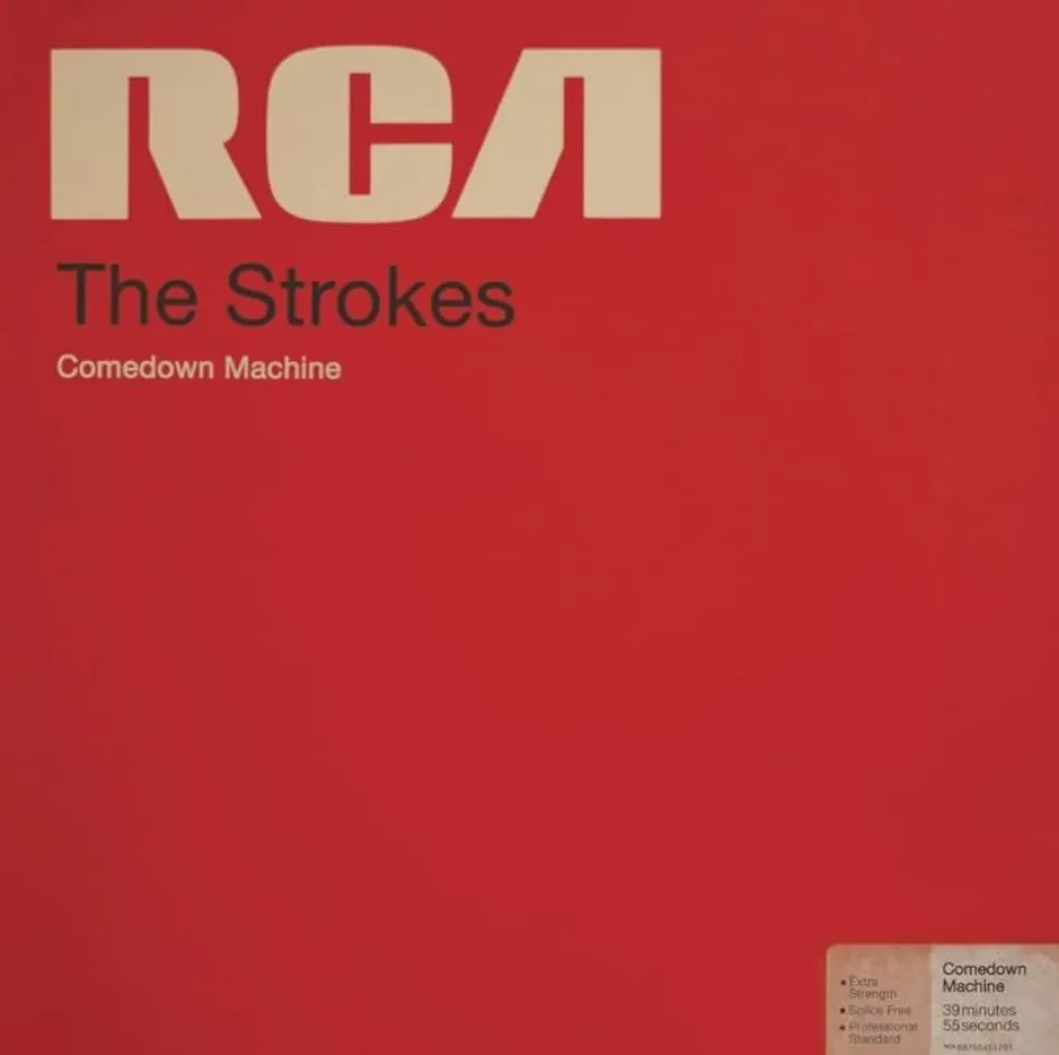 The Strokes - Comedown Machine LP Vinyl Record (Yellow & Red Marble Coloured Vinyl)