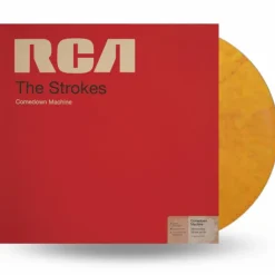 The Strokes - Comedown Machine LP Vinyl Record (Yellow & Red Marble Coloured Vinyl)