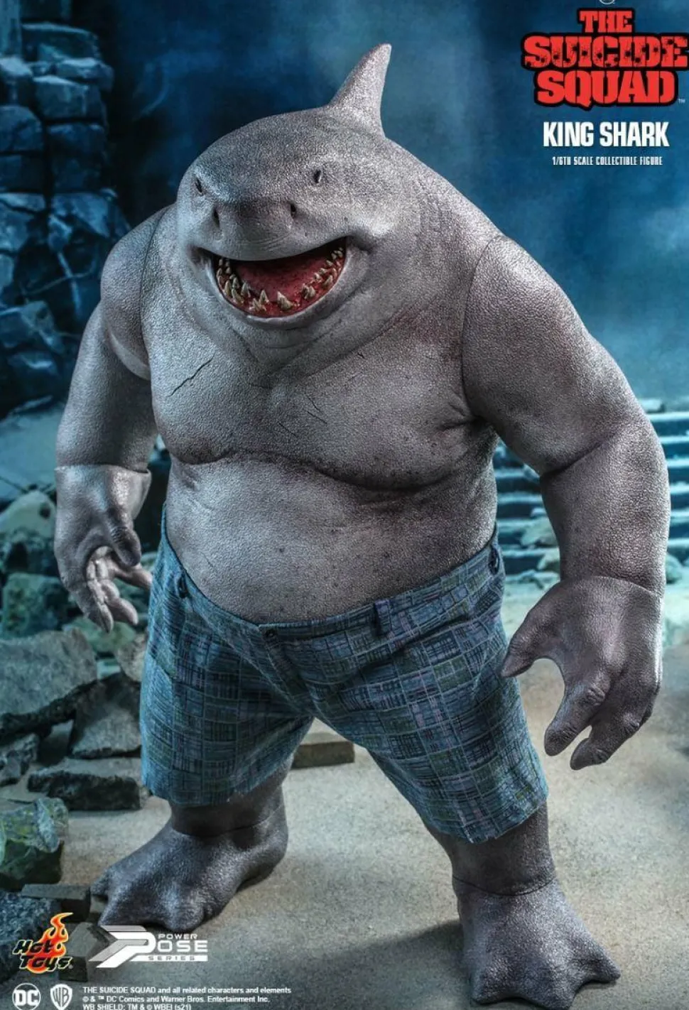 The Suicide Squad (2021) - King Shark 1/6th Scale Hot Toys Power Pose Action Figure
