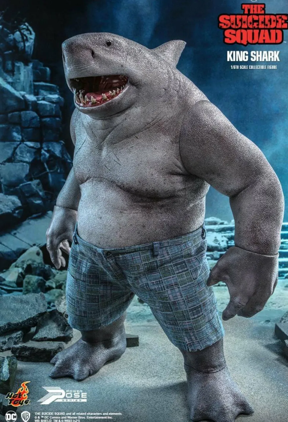 The Suicide Squad (2021) - King Shark 1/6th Scale Hot Toys Power Pose Action Figure